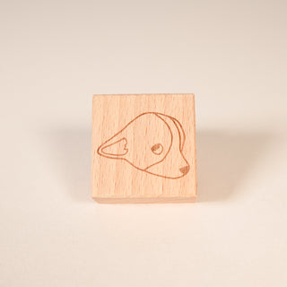 Floppy-eared Corgi Guilty Stamp