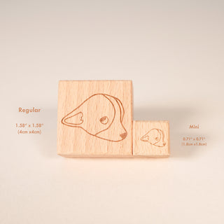 Floppy-eared Corgi Guilty Stamp