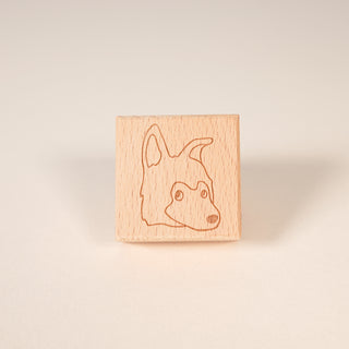 German Shepherd Guilty Stamp