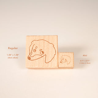 Long-haired Dachshund Guilty Stamp