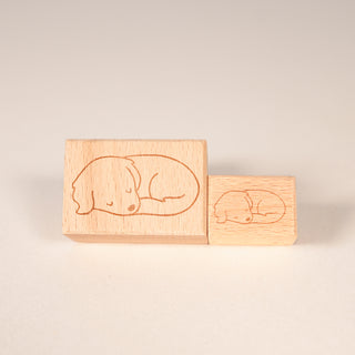 Sleeping Pups Cuddle Curl Stamp