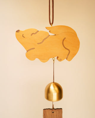 Sleeping Pups Full Stretch Wind Chime
